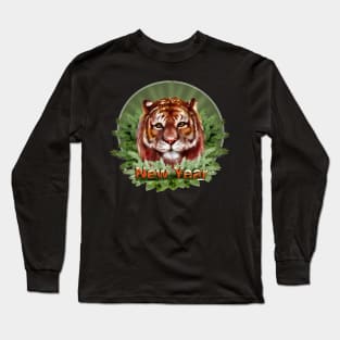 tiger new year Long Sleeve T-Shirt